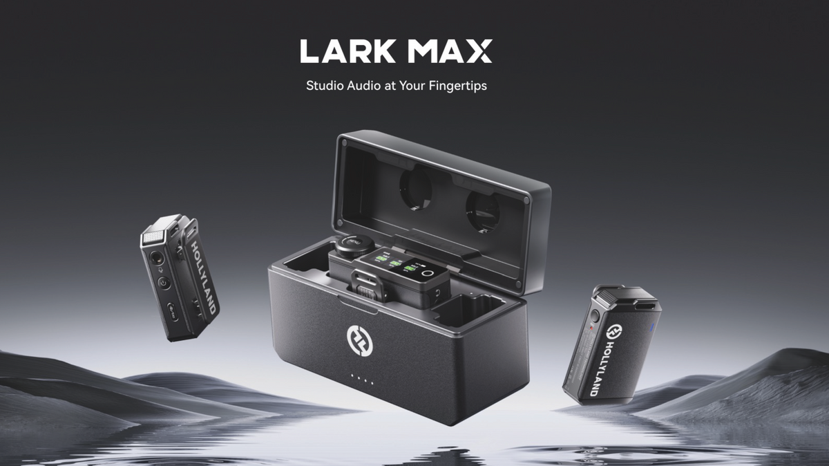 HOLLYLAND LARK MAX 超美品 Hollyland Lark Max Wireless Lavalier Microphone System with