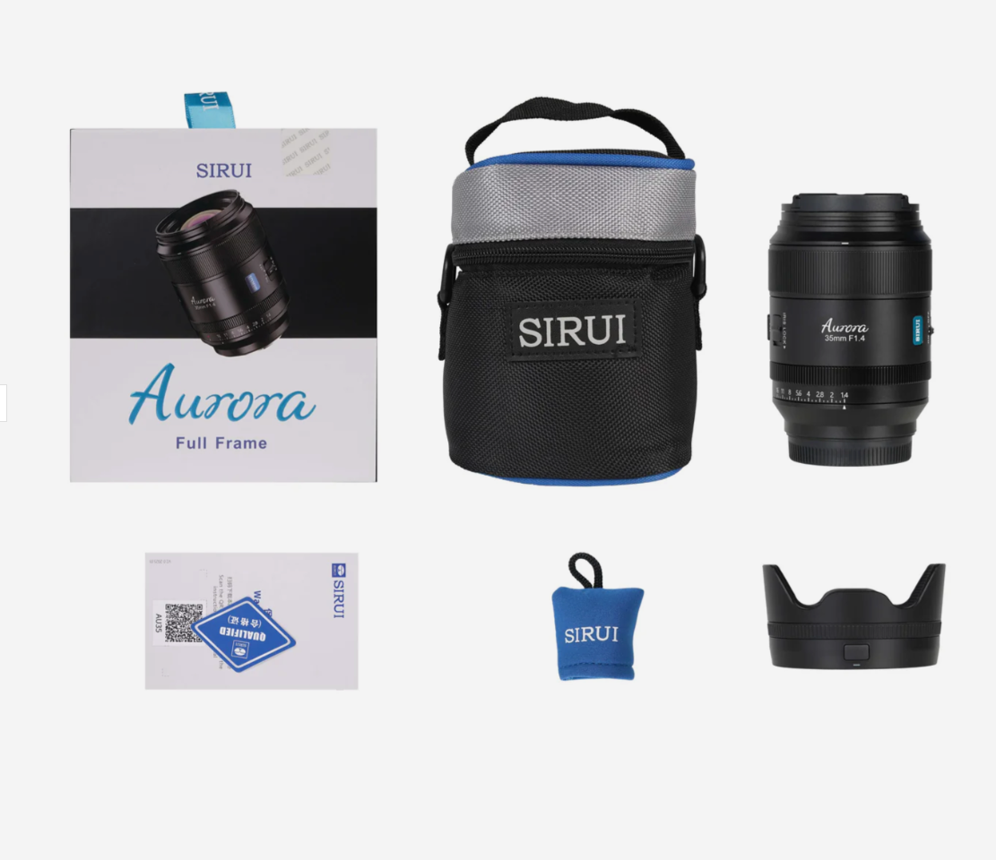 Sirui Aurora Series 35mm F1.4 Full-frame Autofocus Lens For Nikon Sirui Aurora Series 35mm F1.4 Full-frame Autofocus Lens For Nikon