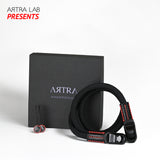 ARTRA LAB 全手工相機繩 Hand-made Camera Strap Comfort with Peak Design Anchor Link- Black / Red Stitch 黑色紅線