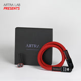 ARTRA LAB 全手工相機繩 Hand-made Camera Strap Comfort with Peak Design Anchor Link - Red Black 紅黑色