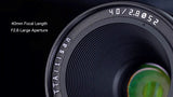 TTartisan 40mm F2.8 1:1 macro lens for APS-C mirrorless camera