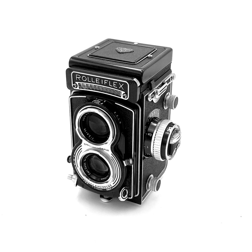 Rolleiflex Rollei T TLR w/ Zeiss Tessar 75mm f/3.5 Lens