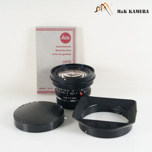 LEITZ Leica Super-Angulon-R 21mm/F4 Ser.8 23120  with 12506 hood #2354274 Germany (Used)