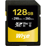 Wise Advanced UHS-II V90 SDXC 記憶卡 (128GB, 256GB, 512GB)
