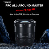 Viltrox AF 27mm F1.2 Pro Fujifilm XF (APSC)