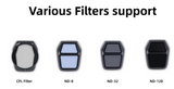 Kase Drone Filter for DJI Air 3S Series (CPL/ND8/ ND32/ND128/Neutral Night/ ND1.5-5)