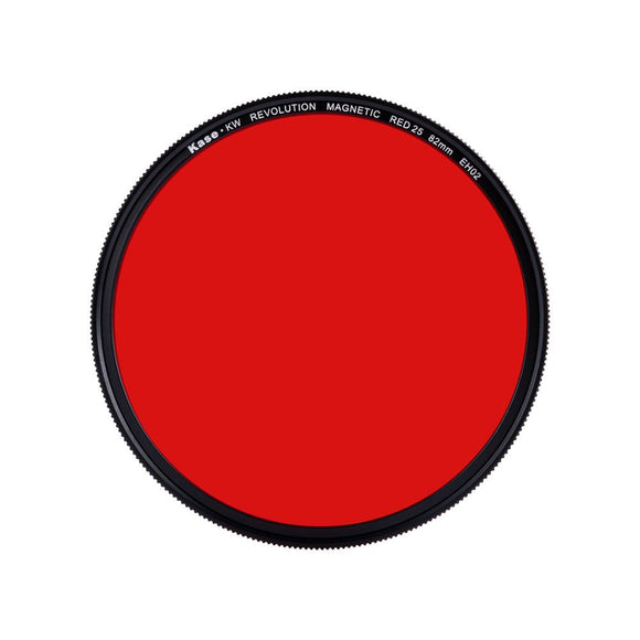 Kase Revolution Black and White Red 25 Filter (49mm, 58mm, 67mm, 77mm, 82mm)