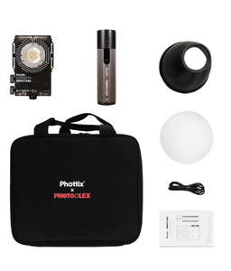 PHOTTIX X PHOTOOLEX THEIA Q100C RGB LED WITH BATTERY ENERGY BAR KIT 大功率RGB補光燈，能量棒套裝