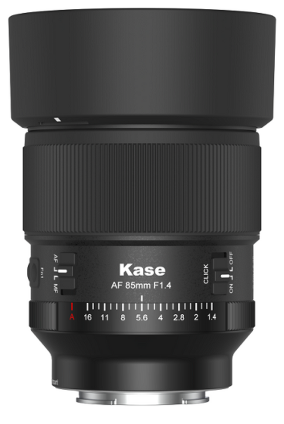 Kase AF 85mm F1.4 Pre-Order (1 month delivery)