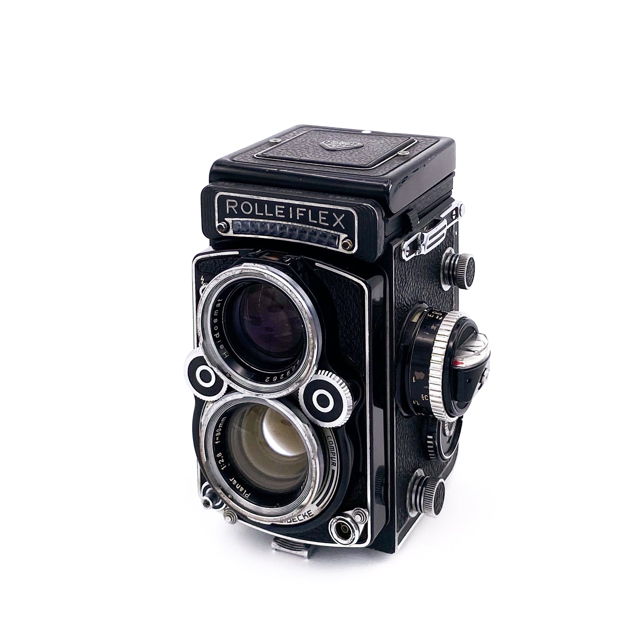 ROLLEIFLEX 2.8F TLR Film Camera with Planar 80mm f/2.8 – Plastic