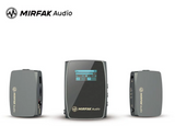 MIRFAK audio WE10-Pro 1拖2 內置錄音 無線收音系統